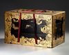 A JAPANESE LACQUER BOX, EDO PERIOD (1600-1868 )