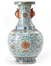 A CHINESE DOUCAI GLAZED VASE