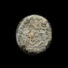 AN EARLY ISLAMIC GLASS WEIGHT OF QUARTER DIRHAM, 10TH-11TH CENTURY