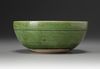 A CHINESE GREEN LEAD-GLAZED BOWL, LIAO DYNASTY (907-1125)