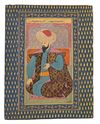 AN OTTOMAN SEATED GRAND VIZIER OR AN IMPORTANT PERSON BELONGING TO THE SULTANATE, 18TH-19TH CENTURY