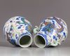 A pair of Chinese doucai hu vases