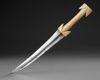AN OTTOMAN BONE-HILTED DAGGER WITH SCABBARD, 18TH CENTURY
