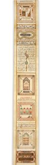 AN ILLUMINATED HAJJ SCROLL, 19TH CENTURY
