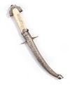SILVER AND BONE DAGGER – MOROCCO, 19TH CENTURY
