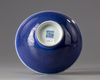 A Chinese blue glazed bowl