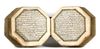 AN ILLUMINATED MINIATURE OCTAGONAL QURAN WITH THE LATER EMBOSSED NAME OF THE OWNER, AHMAD DHU'L KIFL, OTTOMAN PROVINCIAL, DATED 1052 AH/1642-43 AD