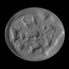 A BEAUTIFUL STAMP SEAL IN THE FORM OF A LION'S HEAD, 3RD MILLENNIUM BC