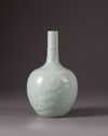 A celadon glazed bottle-vase