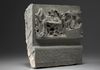 A CHINESE HARDSTONE FRAGMENT, QING DYNASTY (1644 - 1911)