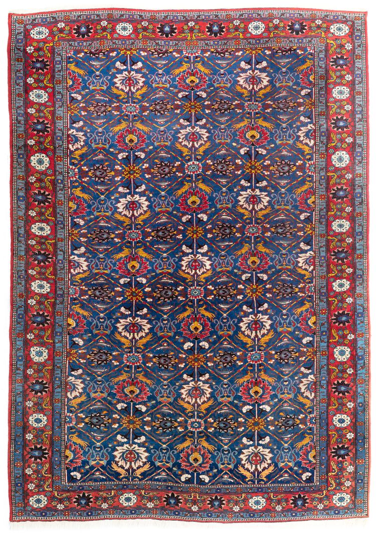 AN UNUSUAL DESIGN VERAMIN CARPET, IRAN, 1920