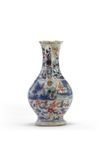 A European-enamelled Chinese blue and white ewer