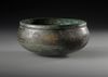 AN ENGRAVED BRASS BRONZE BOWL,14TH CENTURY