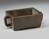 A Chinese bronze rectangular censer