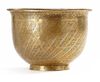 A PERSIAN BRASS BOWL, SAFAVID OR ZAND PERIOD, 17TH-18TH CENTURY