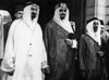 A VERY RARE COLLECTION OF SIX PHOTOS OF PRINCE MANSOUR BIN ABDULAZIZ AL SAUD (THE FIRST SAUDI MINISTER OF DEFENCE) DURING HIS OFFICIAL VISIT TO CAIRO 1943