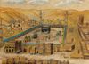 A PAINTING WITH A VIEW OF MECCA, 20TH CENTURY
