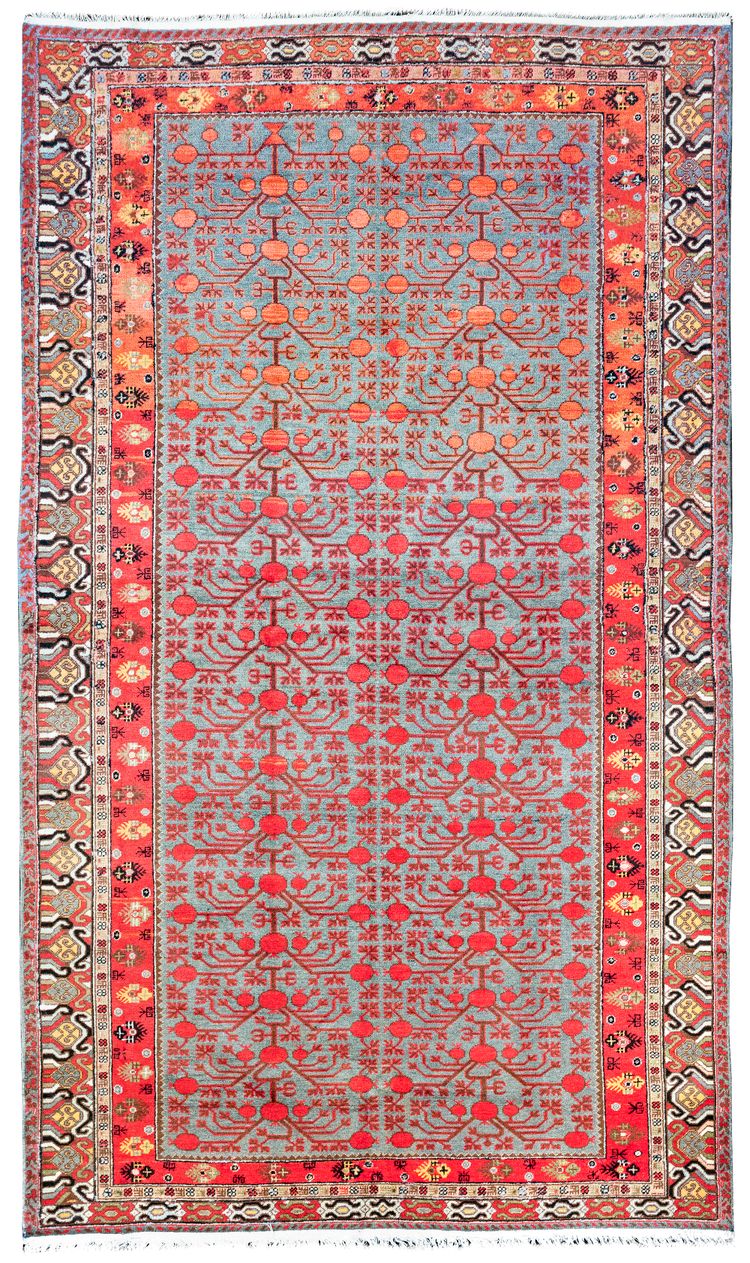 A TURKISTAN KOTAN RUG, CIRCA 1910