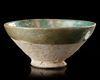 A KASHAN TURQUOISE GLAZED BOWL, PERSIA, 12TH CENTURY