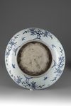 A blue and white 'kraak porselein' dragon dish