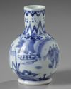 A JAPANESE BLUE AND WHITE JUG, 17TH CENTURY