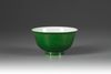 A green monochrome bowl