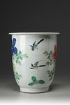 A CHINESE FAMILLE VERTE JARDINIERE, KANGXI PERIOD (1662-1722)