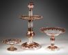 A BOHEMIAN CRYSTAL SET, LATE 19TH CENTURY