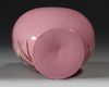 A ROSE OPALINE VASE, FRANCE, 19TH CENTURY