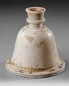 AN INDIAN ALABASTER HOOKAH BASE, 18TH CENTURY