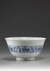 A large Chinese blue and white bowl