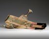 A CURVED DAGGER OR JAMBIYA, LEATHER SHEATH WITH EMBROIDERED BELT, YEMEN EARLY 20TH CENTURY