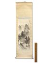 A SCROLL PAINTING DEPICTING A DEER IN A  LANDSCAPE, CHINA, 20TH CENTURY