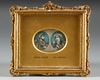 THREE INDIAN MUGHAL PORTRAITS OF A COUPLE, 19TH-20TH CENTURY