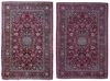 A PAIR OF KASHAN CARPETS, CA. 1940 -1960