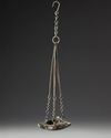 A BYZANTINE BRONZE HANGING LAMP, 6TH-7TH CENTURY AD