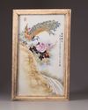 A Chinese plaque with peacock