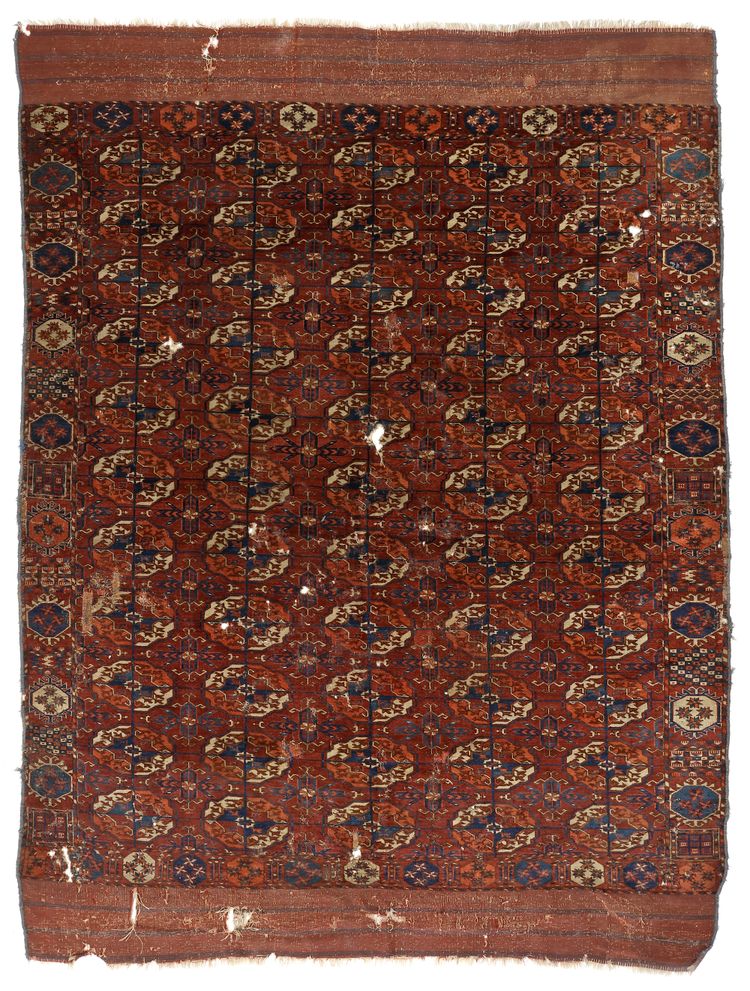 A TEKKE MAIN RUG, FIRST QUARTER 19TH CENTURY