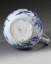 A JAPANESE ARITA BLUE AND WHITE JUG, 17TH CENTURY