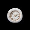 AN EARLY ISLAMIC GLASS WEIGHT OF DOUBLE DIRHAM, 10TH-11TH CENTURY