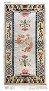A DRAGON TIBET CARPET, 2ND HALF 20TH CENTURY