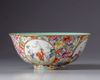 A Chinese famille rose millefleurs bowl