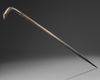 A Mughal bidri walking stick with hidden dagger