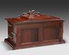 A COLLECTOR'S BOX IN MAHOGANY AND MAHOGANY VENEER, FRANCE, LATE 19TH CENTURY