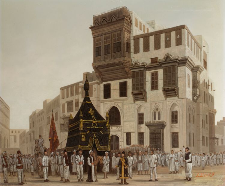 AN ORIENTALIST SCHOOL PAINTING, 20TH CENTURY