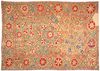 A SUZANI, BUKHARA, UZBEKISTAN, FIRST HALF 19TH CENTURY