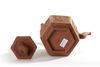 A Chinese yixing hexagonal 'dragon' teapot and cover