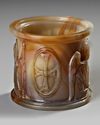 AN AGATE CUP, PROBABLY BYZANTINE, 10TH-11TH CENTURY