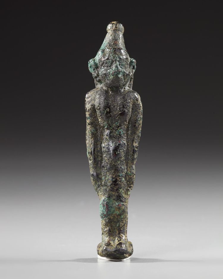 AN EASTERN MEDITERRANEAN BRONZE DIETY, CIRCA 2ND-1ST MILLENNIUM B.C.