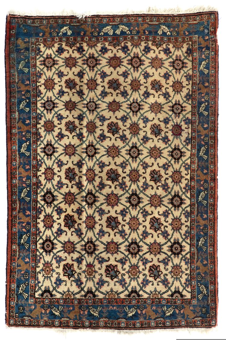 A VARAMIN RUG, PERSIA